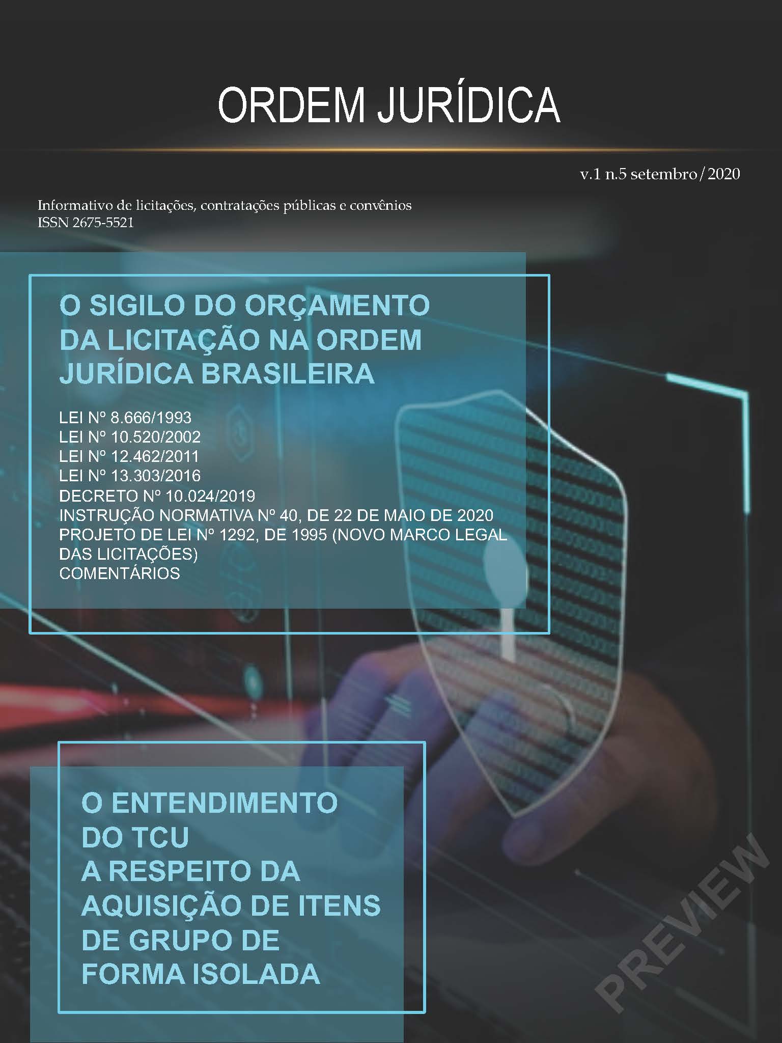 Revista Ordem Jurídica Volume 1