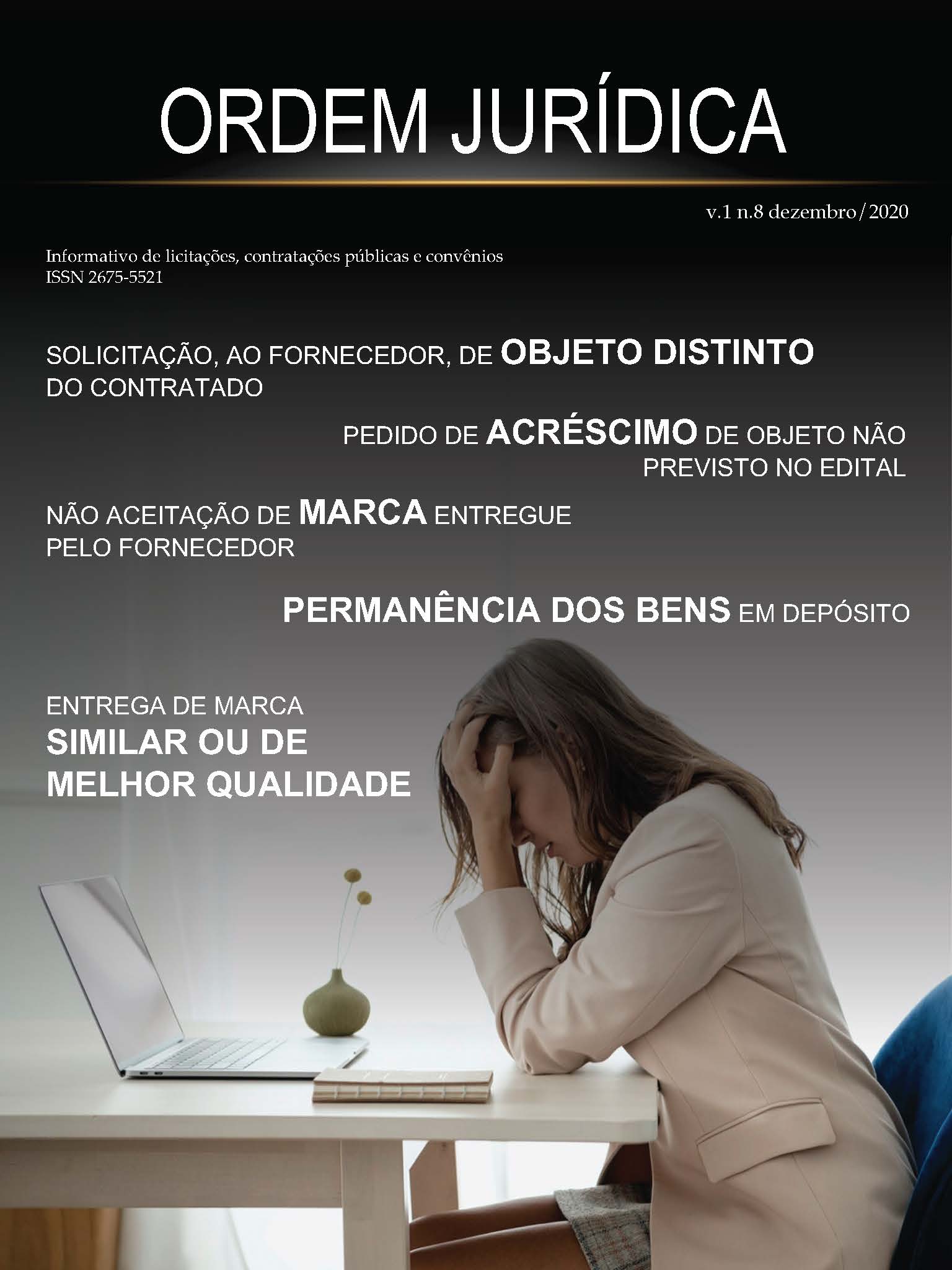 Revista Ordem Jurídica Volume 1