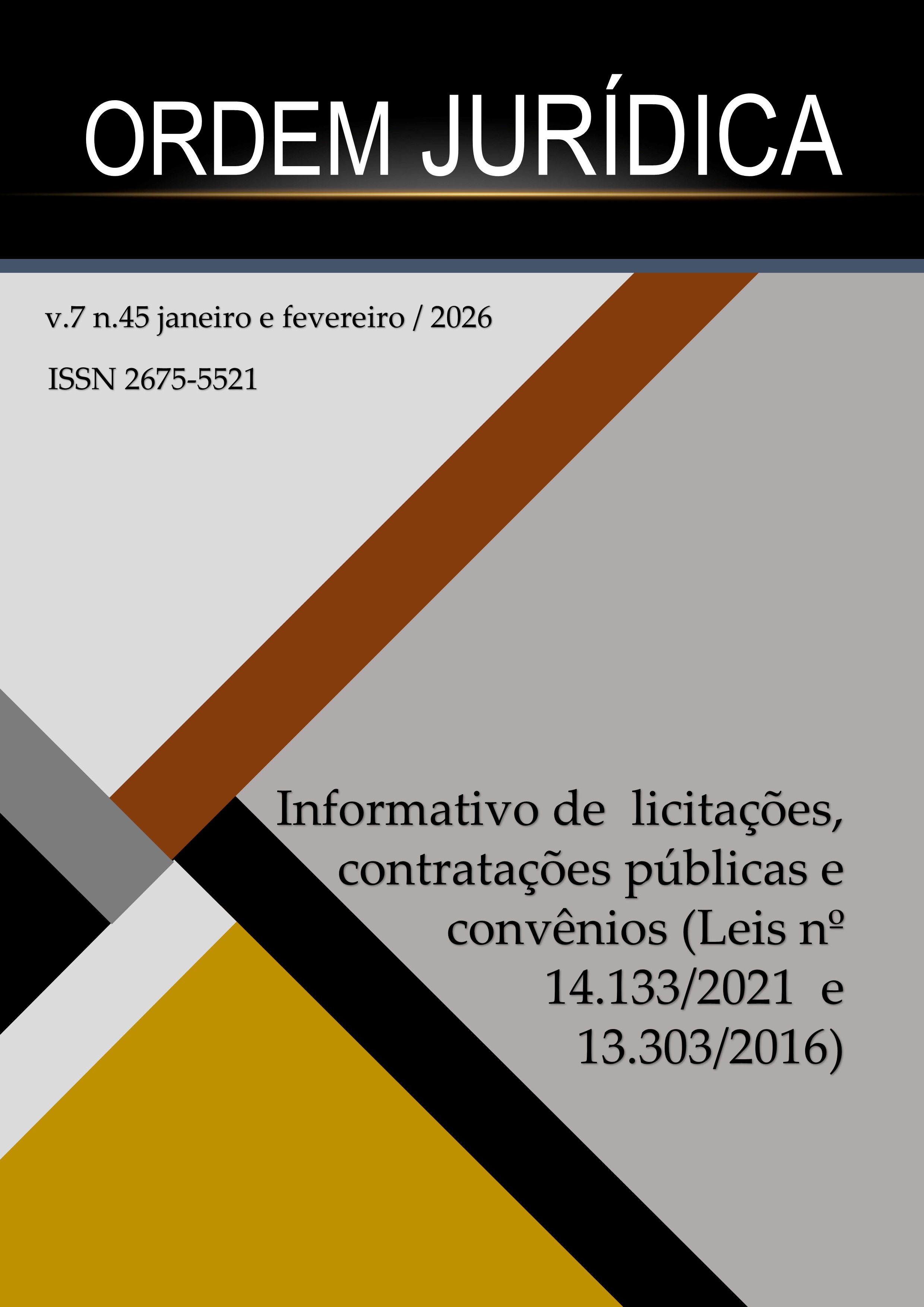 Revista Ordem Jurídica Volume 7